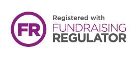Registered with Fundraising Regulator badge